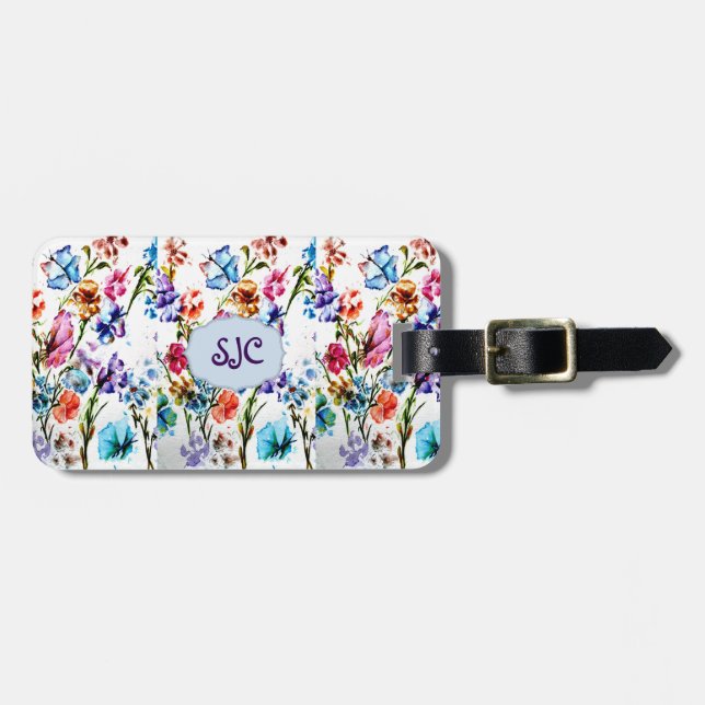 PAW PRINTS | LUGGAGE TAG (Front Horizontal)
