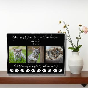 Paw Prints & Memories-Custom Pet-Cat Photo Block
