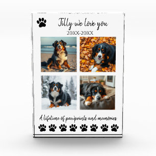 Paw Prints & Memories-Custom Pet- Photo Block