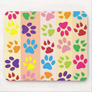 Paw Prints Mouse Pad