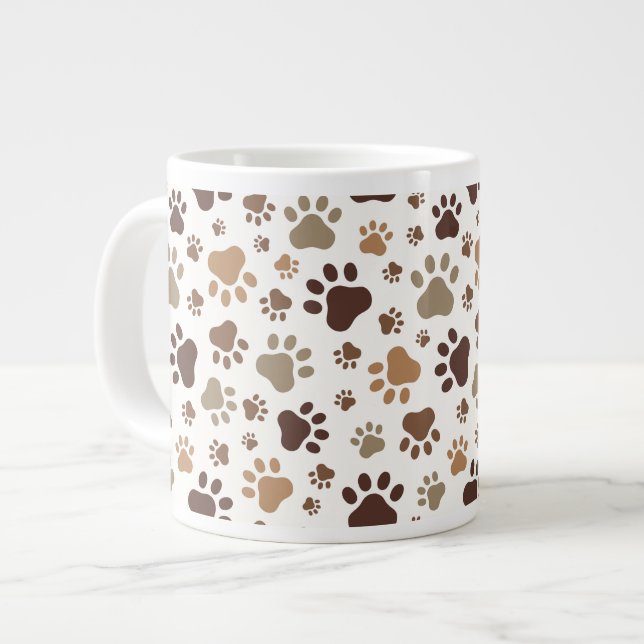 Paw Prints Mug (Front Left)