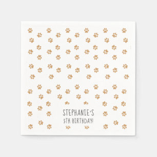 Paw Prints Napkin