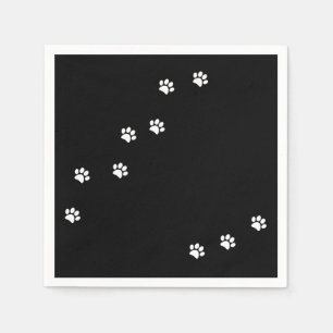 Paw Prints Napkins