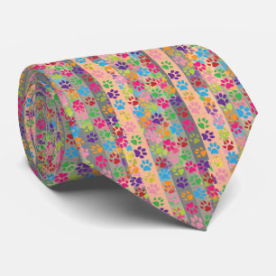 Paw Prints Necktie