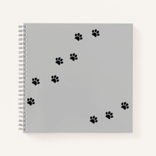 Paw Prints Notebook