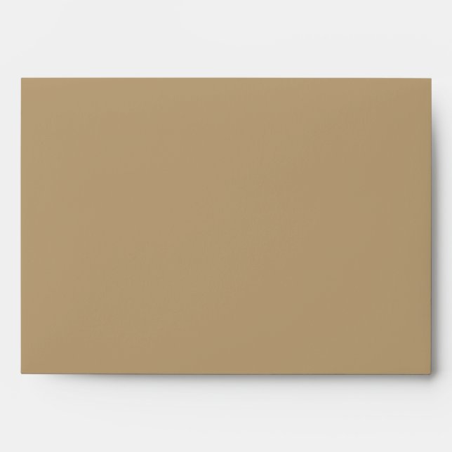 Paw Prints on Stone Greeting Card Envelope (Front)