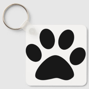 Paw Prints Pattern Dog Mom Gift Favor Christmas Key Ring