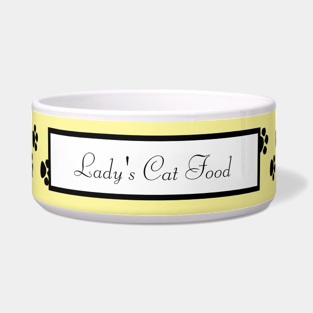 Paw Prints Pet Bowl (Front)