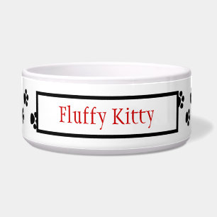 Paw Prints Pet Bowl