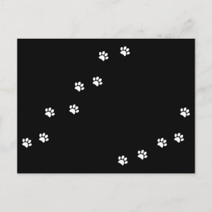 Paw Prints Postcard