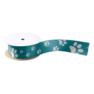 Paw Prints Ribbon Satin Ribbon