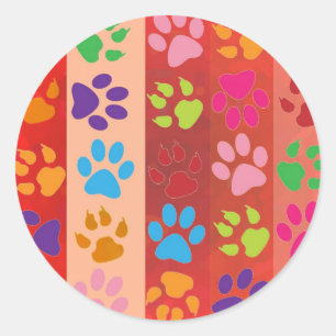Paw Prints Sticker