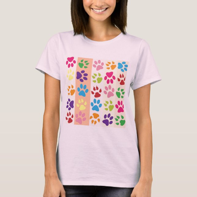 Paw Prints T-Shirt (Front)