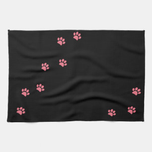 Paw Prints Tea Towel