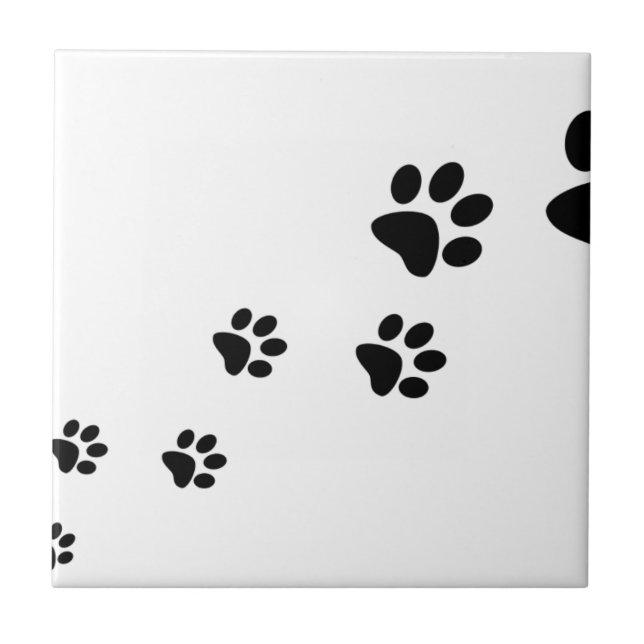 Paw Prints Tile (Front)