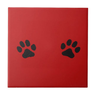 Paw Prints Tile