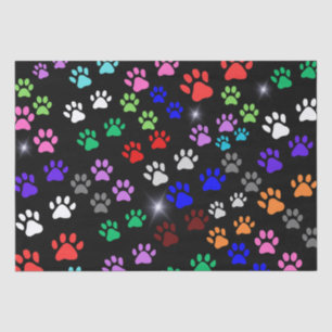 Paw Prints Tissue Paper