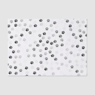 Paw Prints Tissue Paper for Dog Lovers