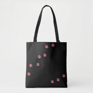 Paw Prints Tote Bag
