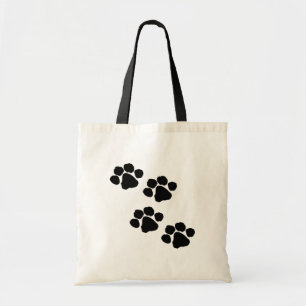 Paw Prints Tote Bag