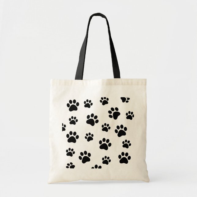 Paw prints tote bag (Front)