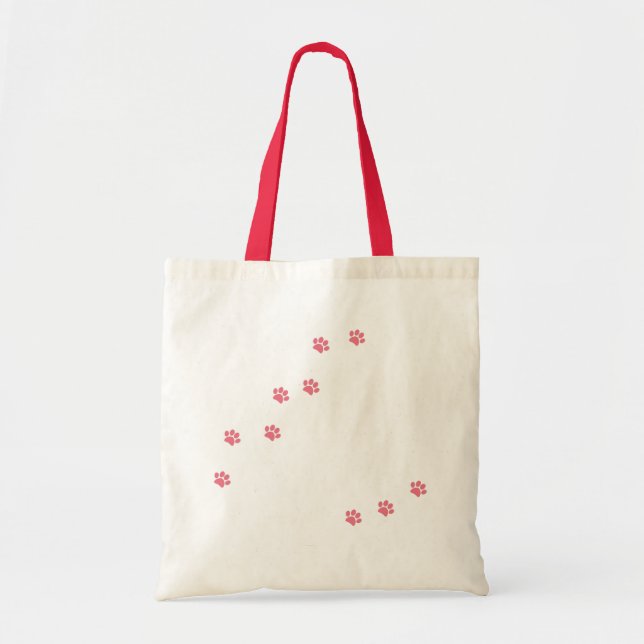 Paw Prints Tote Bag (Front)
