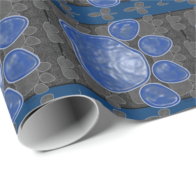 Paw Prints Wrapping Paper (Roll Corner)