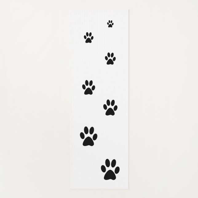 Paw Prints Yoga Mat (Front)