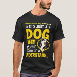 Paw Siberian Husky T-Shirt