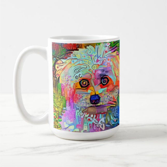 Paw-sitive Vibes Coffee Mug (Left)