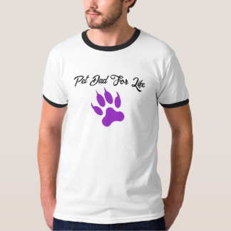Paw-sitive Vibes Pet Dad  Retro T-Shirt