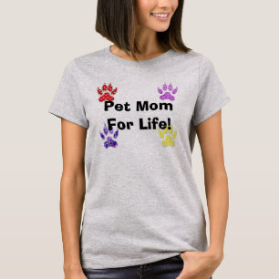 Paw-sitive Vibes Pet mum grey T-Shirt