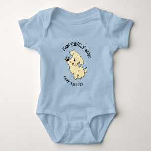 Paw-sitively Best Baby Brother Matching Sibling Bodysuit