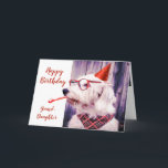 Paw-sitively Grrr-eat Birthday Granddaughter Card<br><div class="desc">Paw-sitively Grrr-eat Birthday Granddaughter Fun Dog Pun Humour card. Great for the person who loves animals,  puppies,  dogs and funny cards</div>