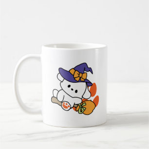 Paw-some Witch in Training – Cute Halloween Dog Coffee Mug