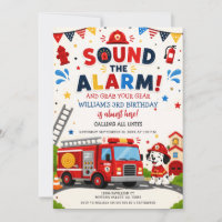 Paw Sound the alarm & Grab your gear Fire Birthday