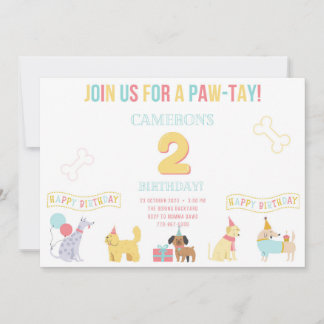 Paw-tay Invitation