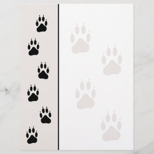 Paw Track Animal Care Letterhead Stationary