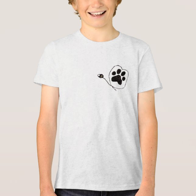 Paw Tri-Blend Shirt (Front)