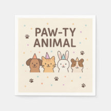 Paw-ty Animal- Cute Pet Birthday Party