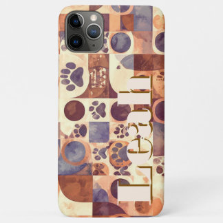 Pawesome Customisable Abstract Dog Paw Print Case-Mate iPhone Case