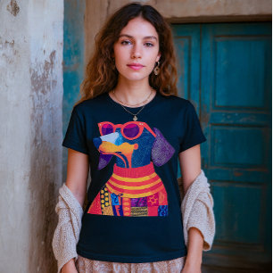 Pawfect Dachshund Wienerdog Doxie Dogmom In Style Tri-Blend Shirt