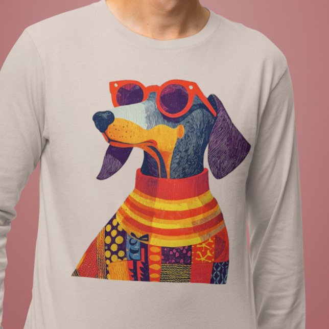Pawfect Wienerdog Dachshund Doxie Dogdad In Style Tri-Blend Shirt (Creator Uploaded)