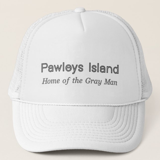 Pawleys Island Grey Man Trucker Hat (Front)