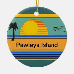 Pawleys Island, SC Ceramic Tree Decoration
