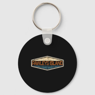 Pawleys Island South Carolina Distressed Key Ring