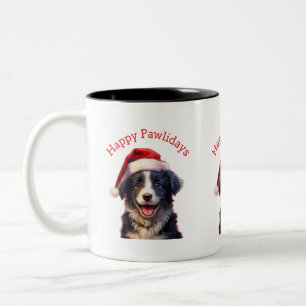 Pawlidays - Dog Lovers Two-Tone Coffee Mug