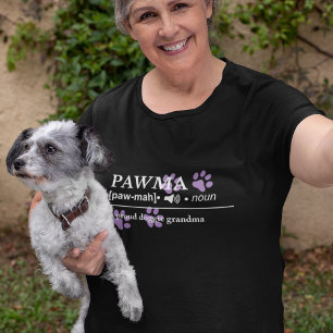 Pawma - Customizable Definition - Doggie Grandma Plus Size T-Shirt