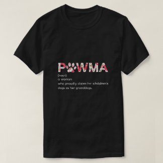 Pawma Definition with Floral Paw Print T-Shirt
