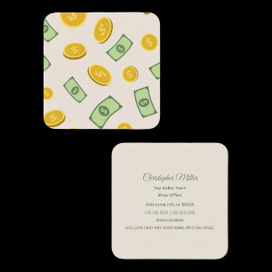 Pawn Shop Square Business Card